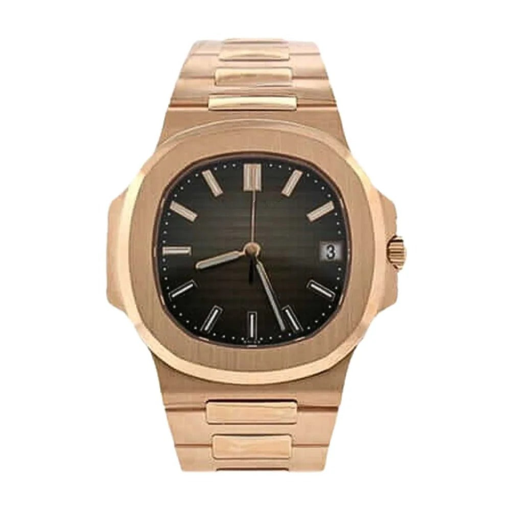 Nautilus Chronograph Rose Gold Black Dial